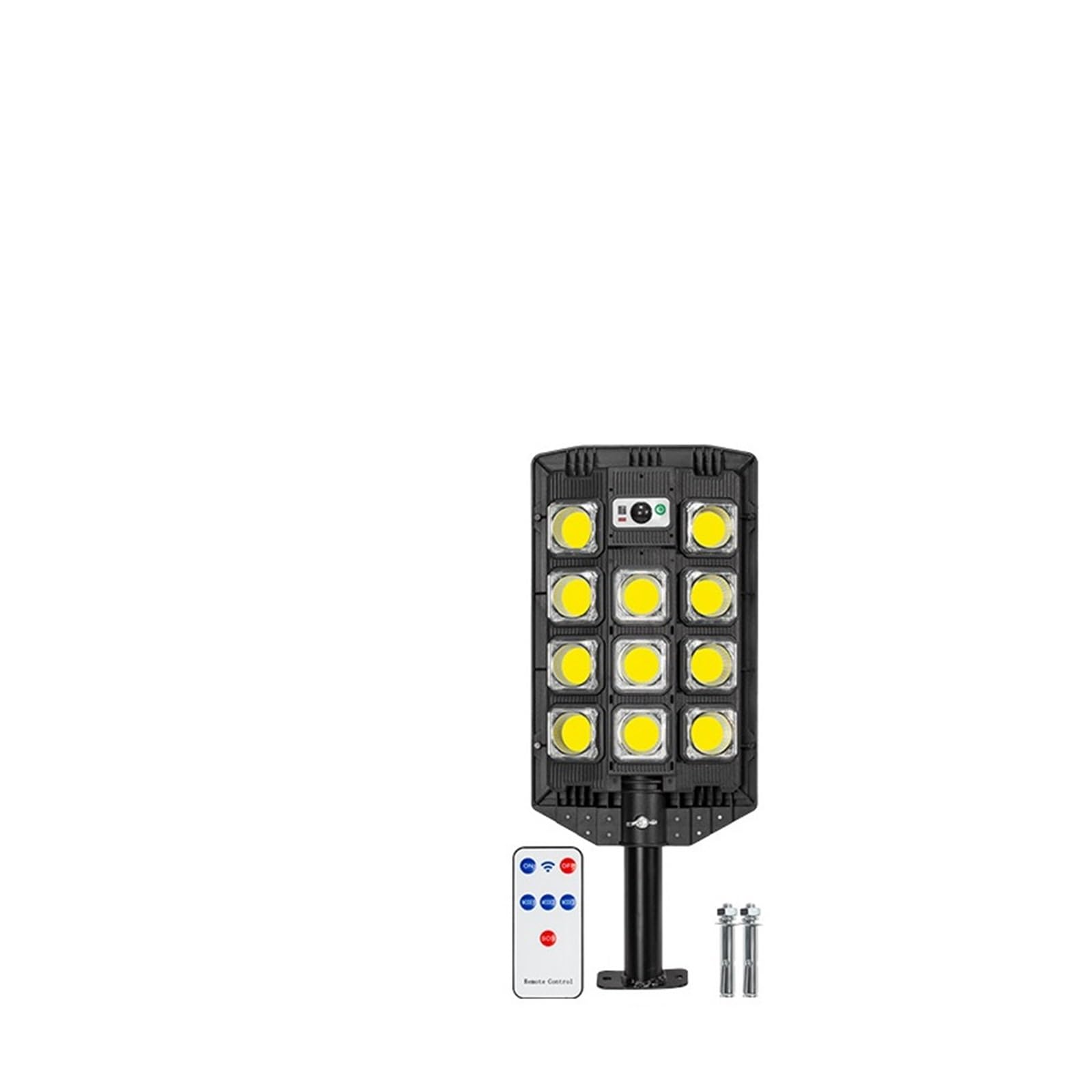 Lampy Solarne Zewnątrz, 400W słoneczna lampa uliczna zewnętrzna 520LED 20000 lumenów Super jasny czujnik ruchu wodoodporny IP66 do garażu ogrodowego lampa słoneczna,Do ogrodu, ulicy, werandy(286COB)