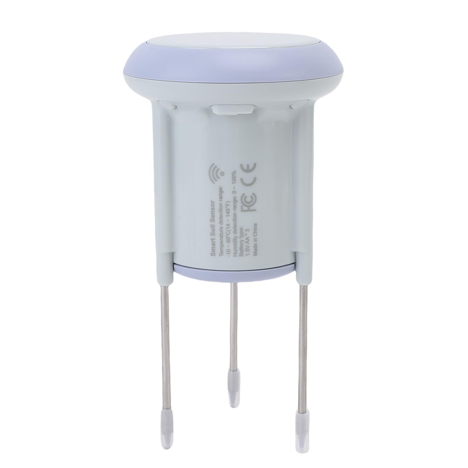 EMUKOEP Sensor de Humedad y Temperatura del Suelo WiFi, Medición Precisa, Sonda de Acero Inoxidable, Monitor de Aplicación para Plantas, Invernaderos, 45M
