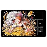 YMILOHOGI Playmat Trading Card Game OPCG Mat CCG MTG Playmat TCG Card Game Table Mat Mouse Pad 600X350mm + Free Bag (H006) (Nami 109)