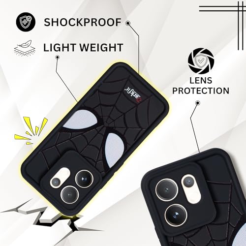 Image of DARKFIT Back Case Cover Compatible for Vivo V60 | Silicone Case | Camera & Body Protection| Shock Proof | for Vivo V60 | Color Black