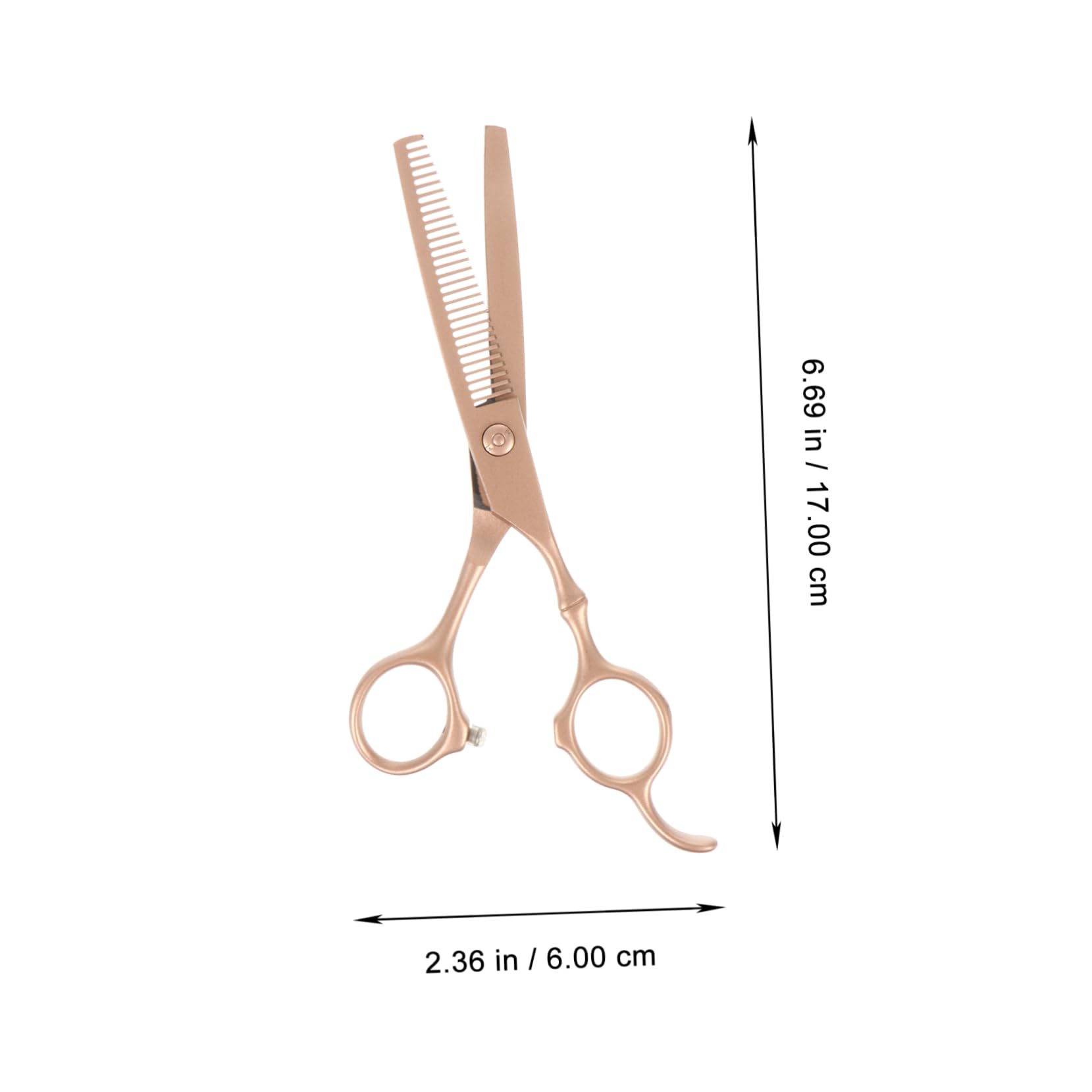 Forbici Parrucchiere Professionali 6 Pollici Acciaio Inox Oro