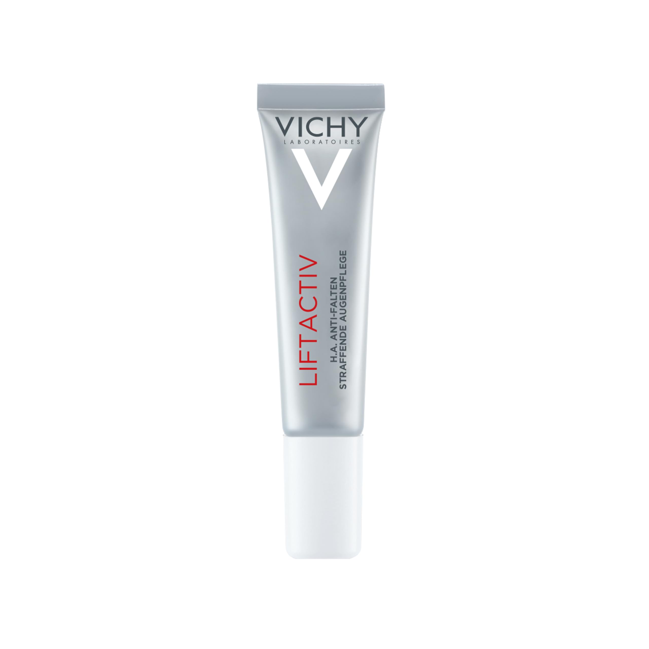 VICHY Straffende Anti-Falten Augenpflege für reife Haut, Regt die Kollagenproduktion an und glättet die Augenpartie, Mit Hyaluron, probiotischen Extrakten und Vitamin C, Liftactiv, 15 ml