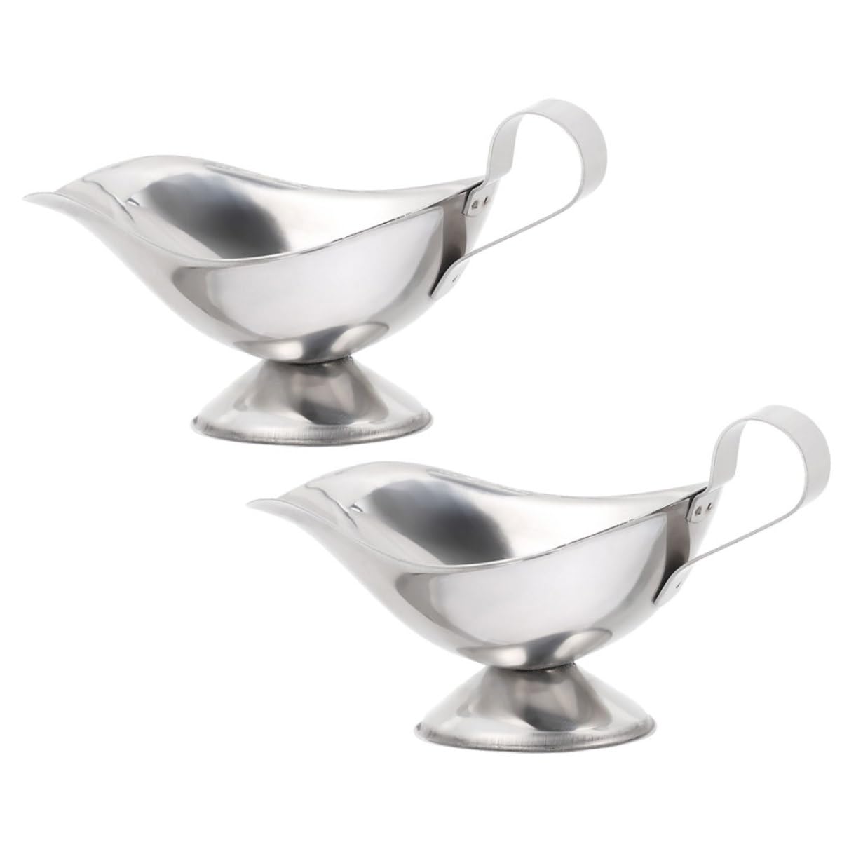 STOBAZA 5oz Gravy Separator Jug Stainless Steel Sauce Dispenser Versatile Sauce Boat for Serving Dressing or Juice