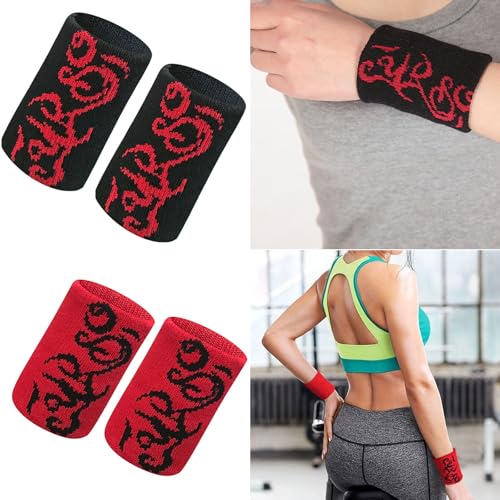 1 Pair Athletic Sweatband Tennis Sweat Band Basketball Wrist Sweat Band Sports Wristband Wrist Sweatbands