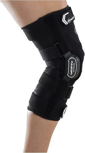 Miniatura 3 de DonJoy Performance Bionic rodillera de ACL de cierre completo - 4 puntos de apoyo con bisagras articuladas para protección de ligamentos, lesiones,