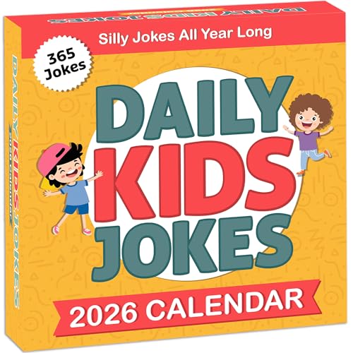 2026 Daily Kids Joke Calendar | Fun Lunchbox Notes For Kids, Tear Off Pages with Daily Puns & Jokes for Children, Lined Backside for Personal Notes,...
