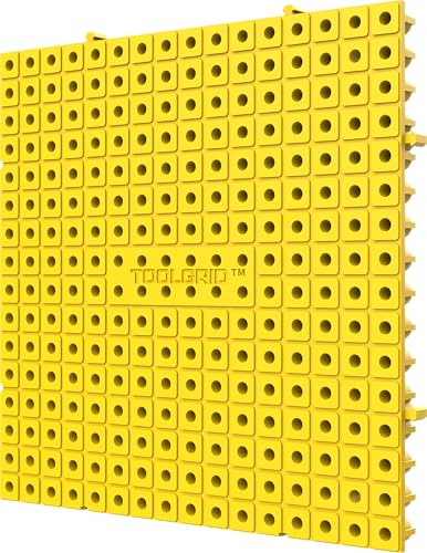 Panneaux modulaires TGB-6X6 lot de 16 dalles pour un atelier jaune ordonné