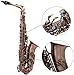 ammoon Profesional Red Bend Bronce Eb E-flat Alto saxofón Abulón Shell Dominante...