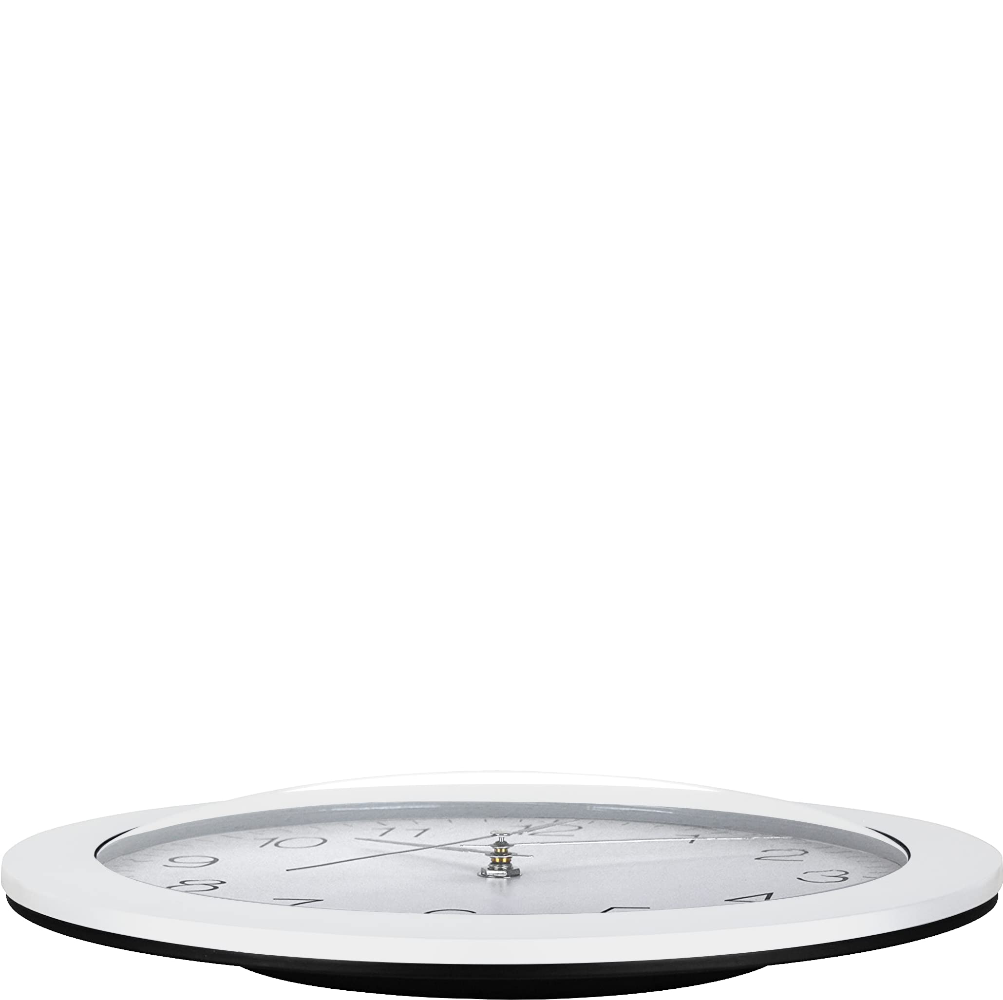 Eurotime 82210-07 Horloge murale à quartz 25 cm, boîtier en plastique