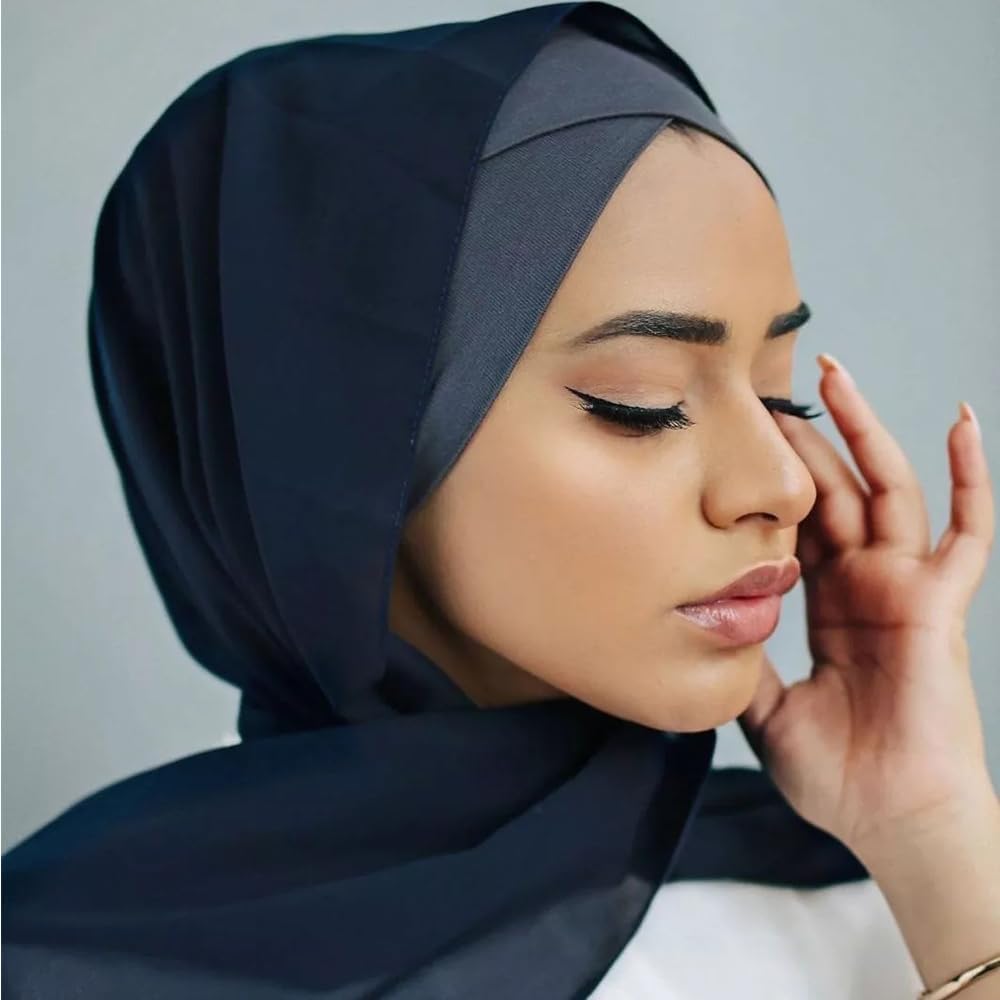 LMVERNA 4 Pieces Muslim Hijab Cap for Women Cross-Border Turban Underscarf Undercap Bonnet Islamic Jersey Tube Caps - Image 3