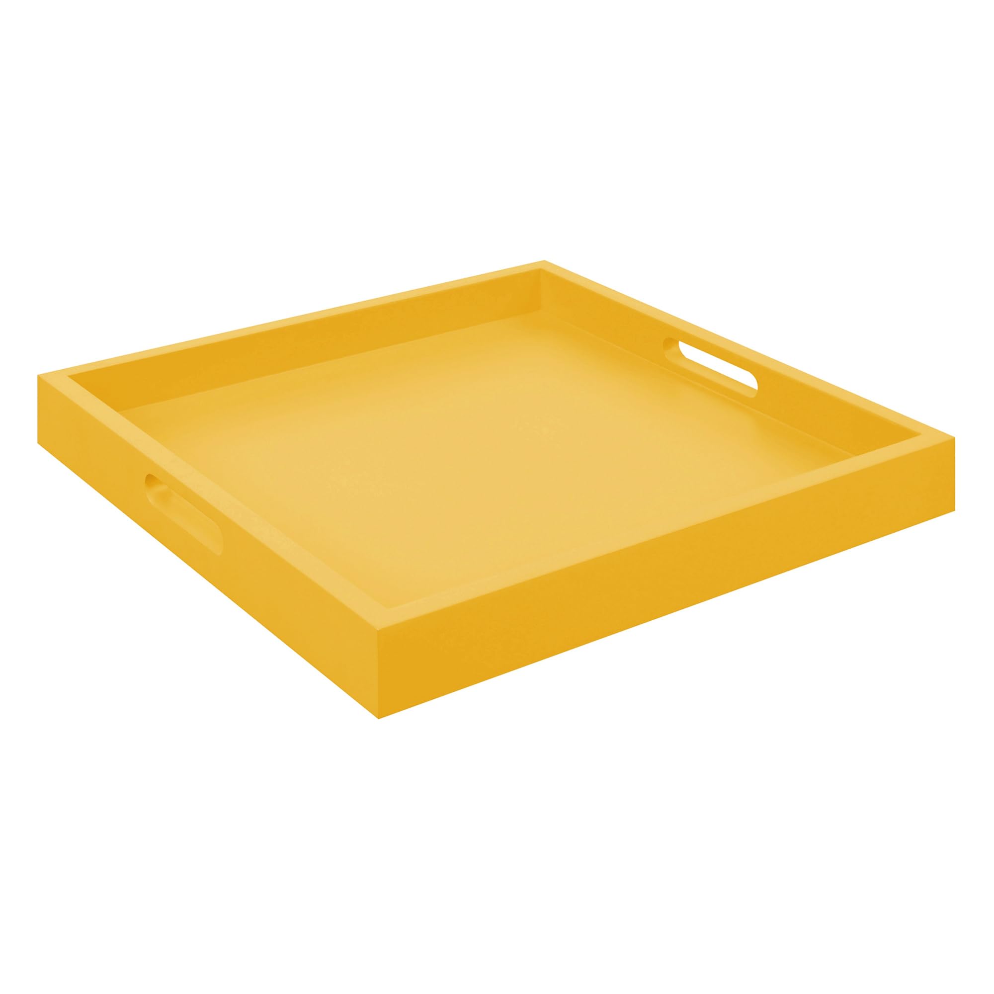 Convenience Concepts Palm Beach Serving Tray 16.75" - Kitchen & Living Room Square Wood Decorative Tray