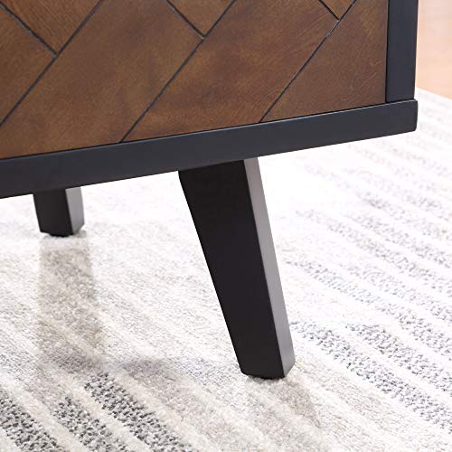 Laluz Sideboards And Buffets With Storage, Cabinet With Doors, 34" L X 34" H X 12" W #TOP6