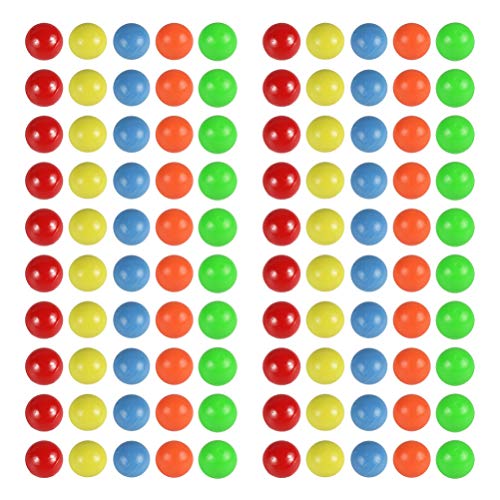 jojofuny 100 Stücke 15mm Kleine Kugeln Kunststoff: Kleine Bälle...
