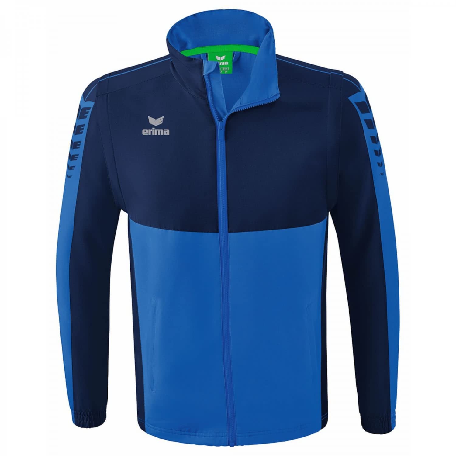 Erima Adult Six Wings Jacket with Detachable Sleeves, New Royal/New Navy, 3XL
