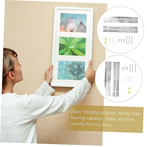 Image of 1Set French Cleat Picture Hanging Kit Durable Interlocking Wall Hangers for Secure Mounting Premium Metal Hardware for Frames Mirrors Artwork