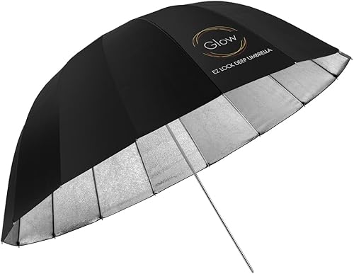 Miniatura 2 de Glow Easy Lock - Paraguas grande de fibra de vidrio con cuentas profundas (51 pulgadas)