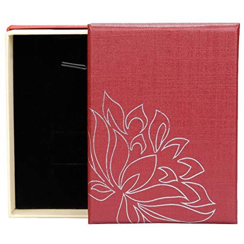 Rockcloud Hand Carved Flower Natural Crystal Stone Pendant Necklace for Women4