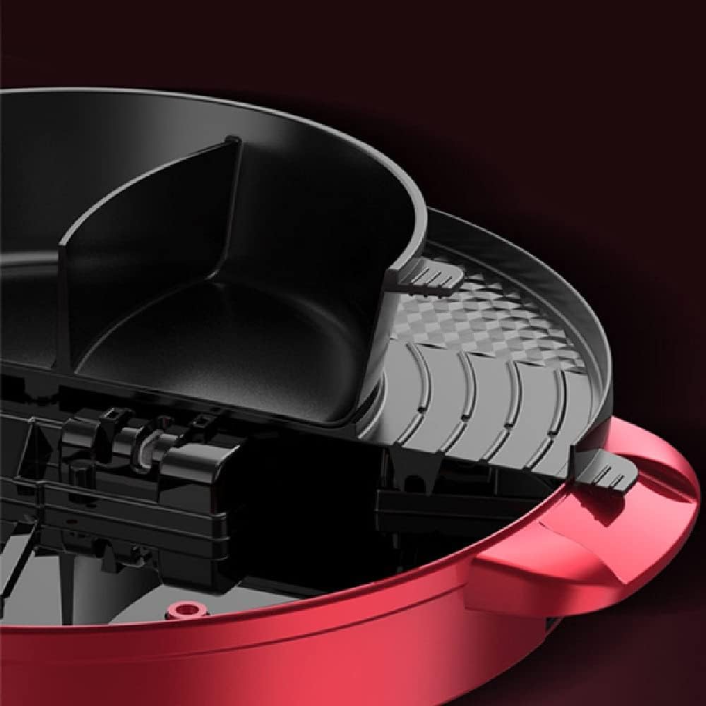 2 in 1 Electric Grill and Hot Pot, Split, Easy to Clean, Fast Heating, Multi-function Home Kitchen