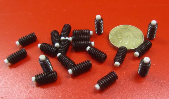 Black Oxide Steel Nylon Tip Set Screw 1/4