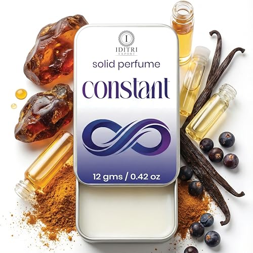 Image of Solid Perfume |Constant&Fleur Alcohol Free Wax Perfume Balm, Long Lasting | Pocket Tin 12g, Pack Of 2| Non Greasy Smooth Glide, Travel Friendly Men And Women