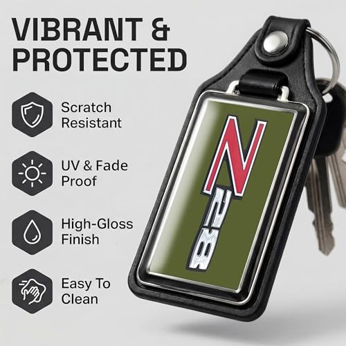 Image of Brotherhood Car Key Chain for Camaro - Classic Models Keychain for Men and Women Gift Key Ring - -