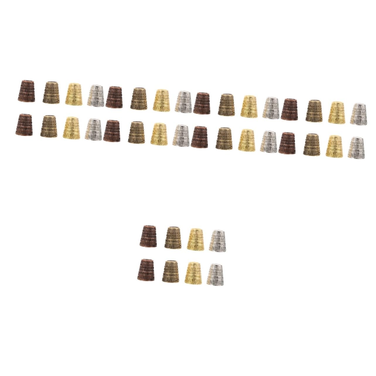 Lurrose 5 Juegos Herramientas De Costura Fabricante Gancho De Crochet Dobladillo Herramientas Para Manualidades Accesorios Manualidades Dedal De Cobre Dedales De Cobre Metal 8 Piezas X 5