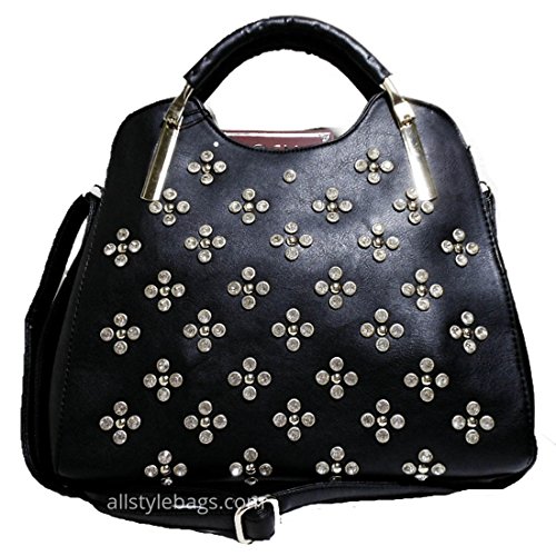 LOEM Designer inspire bling Rhinestone Shoulder bag handbag pebbled purse