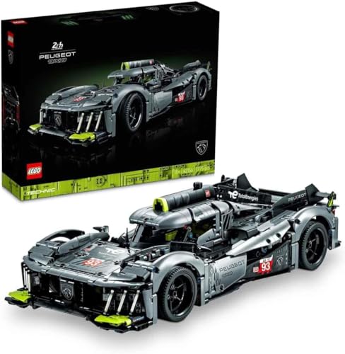 42141 Technic Monoposto McLaren Formula 1, Set Replica del Modello Auto Supercar F1 2022 & 42156 Technic PEUGEOT 9X8 24H Le Mans Hybrid Hypercar, Iconico Modellino di Auto da Corsa - Lego - Immagine 2
