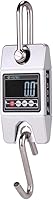 Vista 8 de Klau Báscula digital de peces con sensor de alta precisión de 661.4 lbs / 600 libras, báscula de grúa industrial, básculas colgantes, color negro
