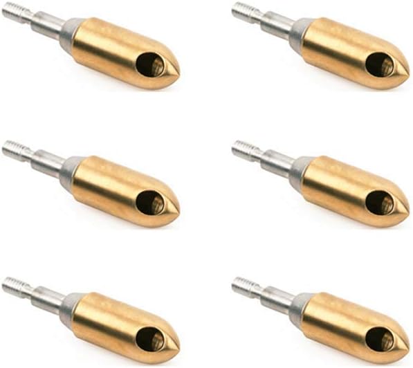 DarkForest 6pcs DB-14 Whistle Broadheads 125 Grain Whistling Arrowhead for Signal Sound to Locate or Fun with Friends