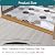 Tintvent Floor Transition Strip, Self-Adhesive Vinyl Flooring Cover Strips, Laminate Floor Flat Divider Strip for Joining Floor Gaps, Carpet Threshold Transition; 2" Wide-Light Brown (10Ft)