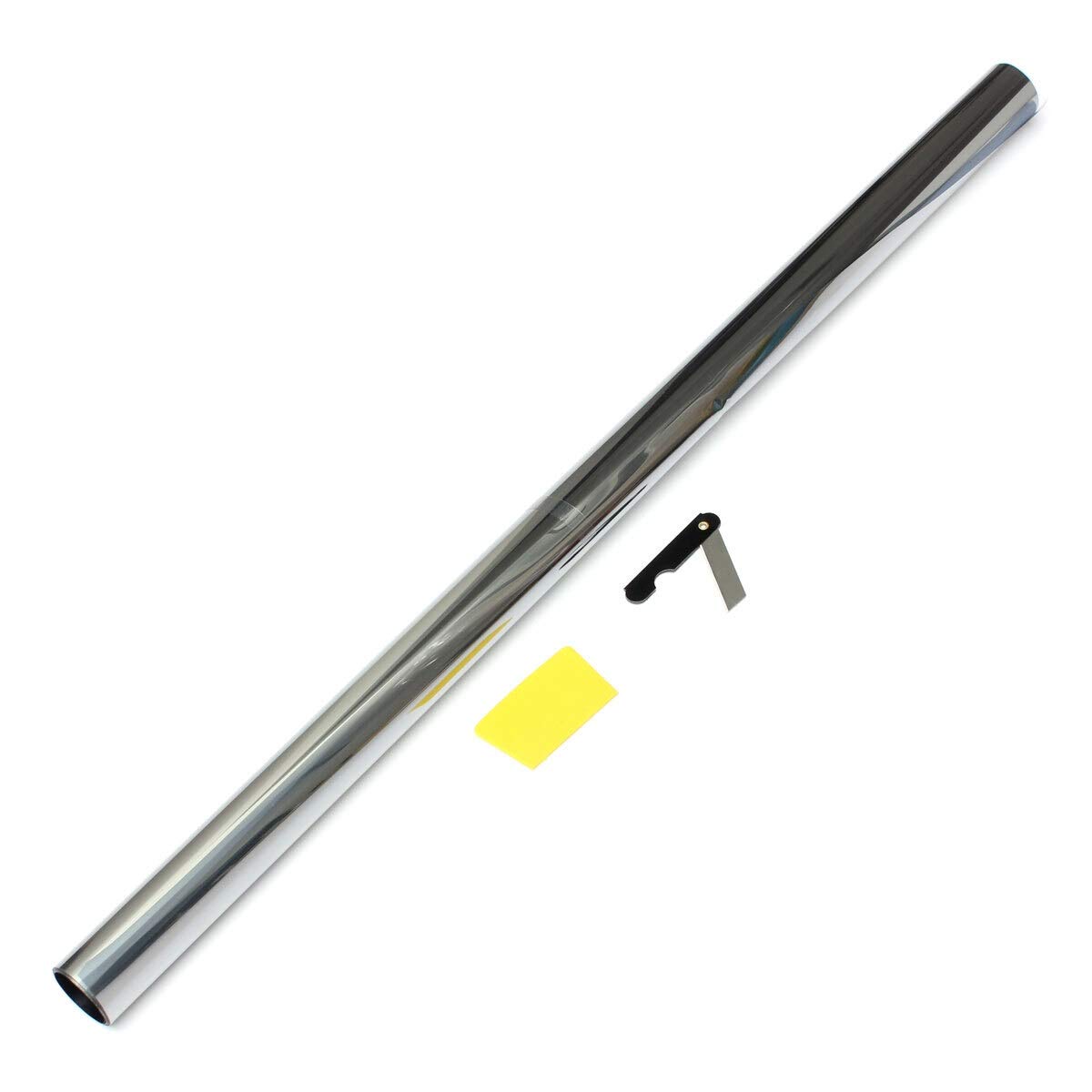 HH-Chun, 15% 30% 3mx76cm LVT Car Auto Window Glass Tint Film Tinting Roll Silver Mirror for Car/Camper/Vans/Boats/Conservatories Houses (Size : 30 Percent)