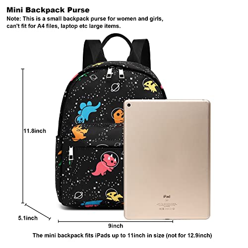 Image of Dinosaur Mini Backpack Women Girls, Small Backpack Purse for Adults Teens Kids School Travel