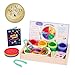 Battat Education – Play Food Set – Sorting Toy Food – Toddler Pretend Play Set – Fine Motor Food Toy – Learning Kitchen Toys - 3 Years + – Stir & Sort Food Court (102 Pcs)