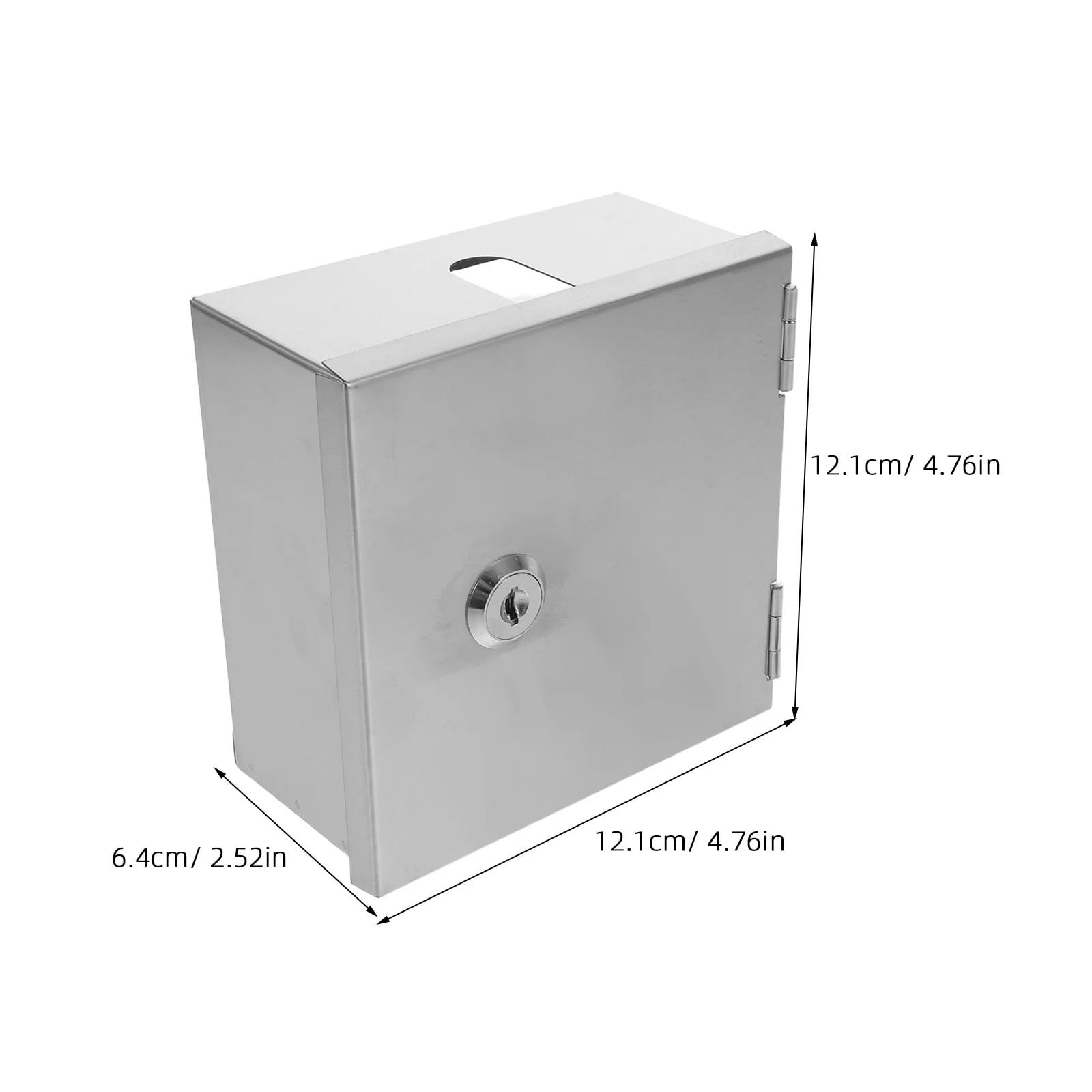 Protector de enchufe impermeable de acero inoxidable con cerradura para tapas de enchufes, antirrobo, resistente a la lluvia