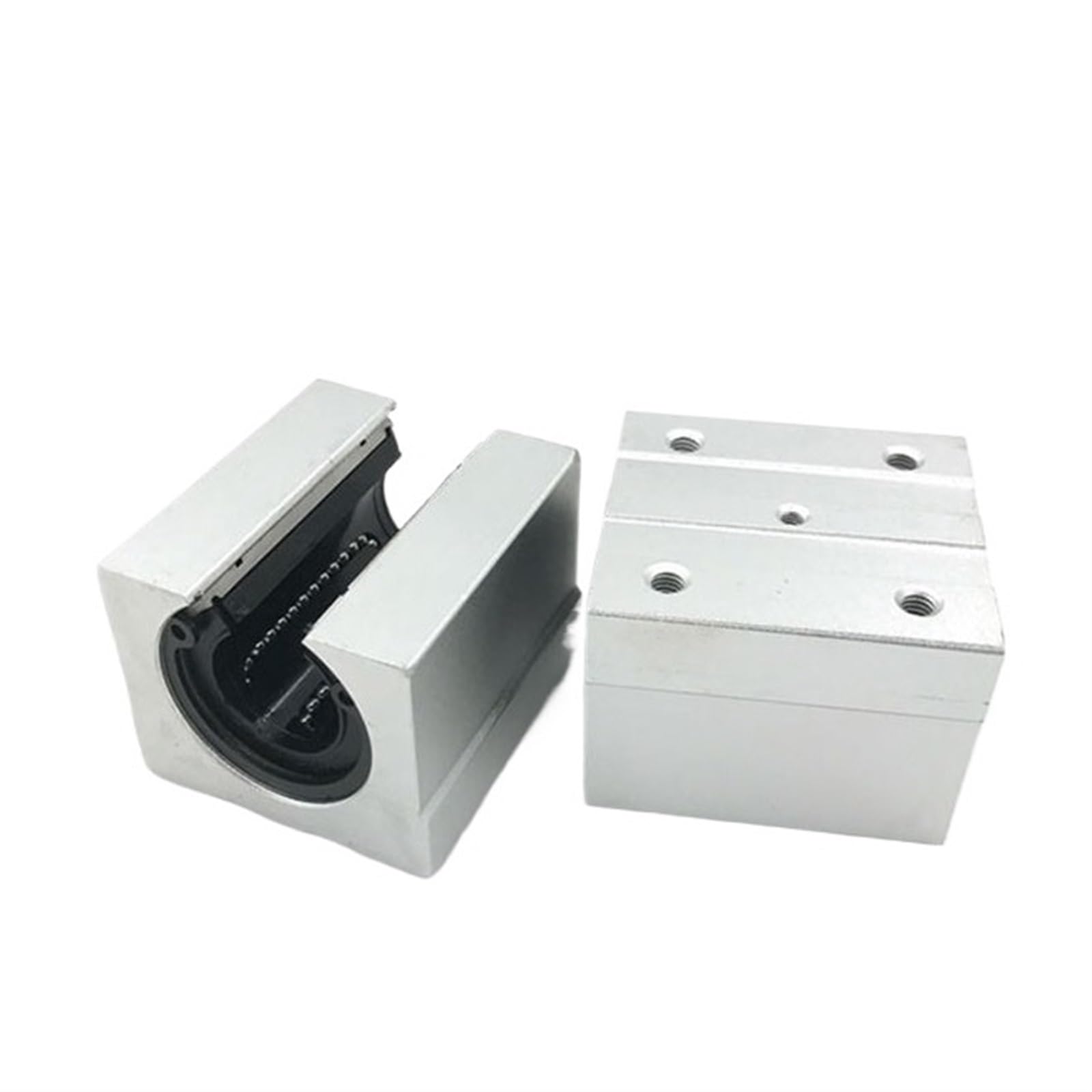Guide coulissant linéaire miniature Optique SBR12UU, Support en aluminium, bloc de roulement à billes linéaire, curseur linéaire de 12mm, 8 pièces