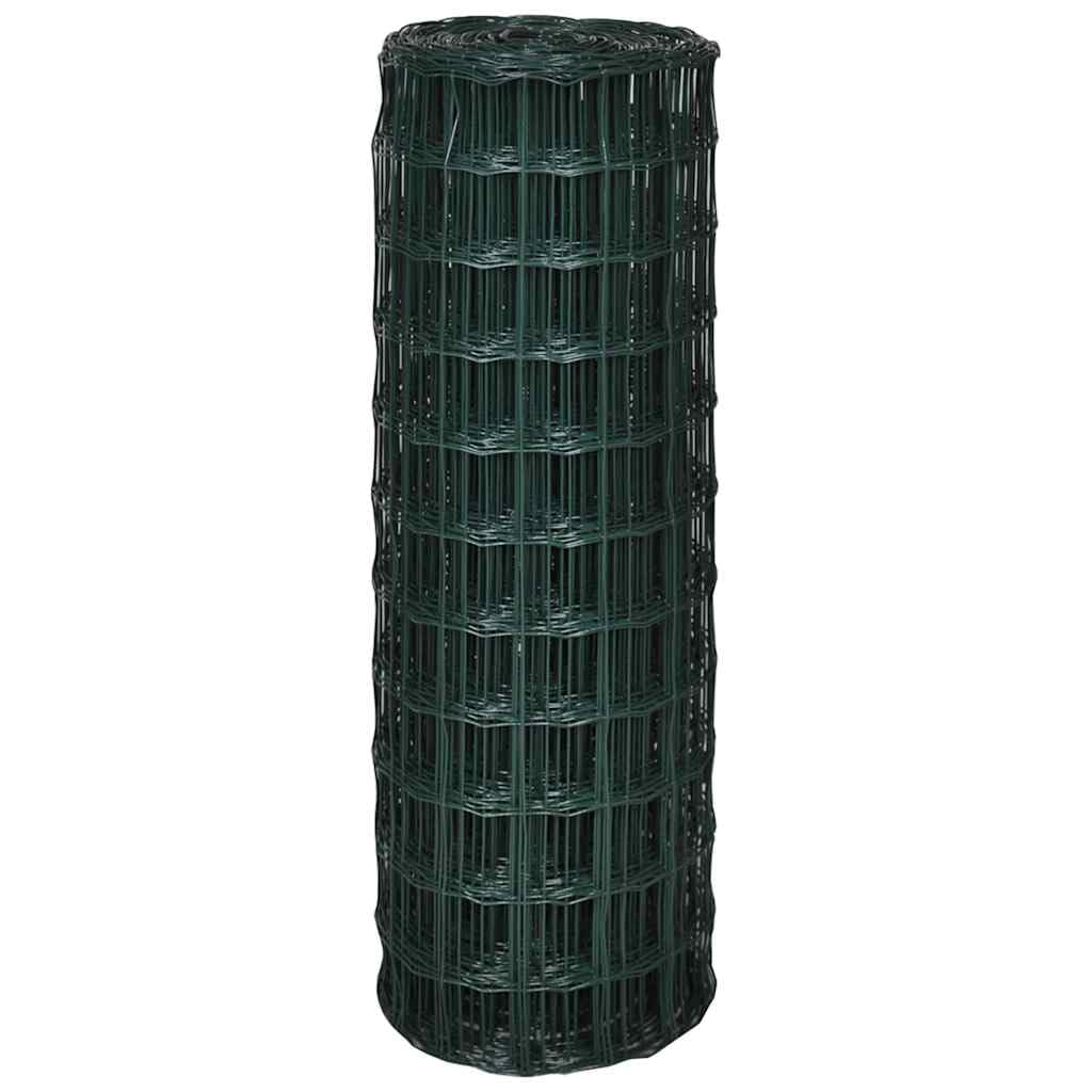 Valla de malla de soldadura estable de 10 metros de largo para jardín, 10 x 1,5 m