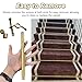 Stair Runner Rods for Carpet, Brass Fixed Tools for Indoor Use, Ideal for Theaters and Concert Halls