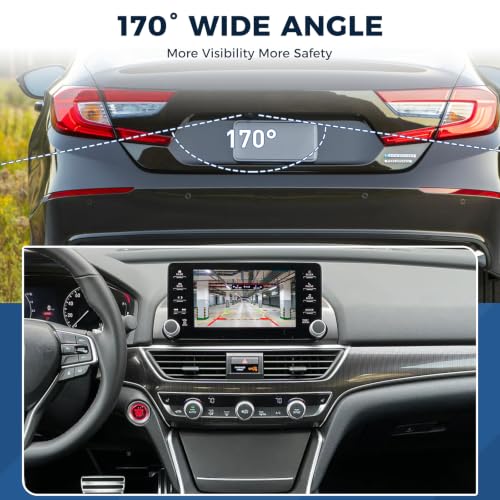 Image of Rearview Camera Backup Camera OE:39530-TVE-H013-M1, 39530TVEH01, 39530TVEH013M1, Compatible with 2018-2021 Honda Accord Hybrid