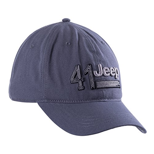 Jeep Herren Mütze mit Stoffapplikation der Zahl 41 J8S Kopfbedeckungen, Baseball Cap, Vintage Indigo/Dark Grey, Uni