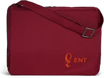 ENTCANTA VADİ Model 6 Tekerli, Çok Fonksiyonlu, Merdiven Çıkabilen Su Geçirmez ve Katlanabilir Teleskobik Kollu Seyahat ve Alışveriş Çantası Lamine Kaplı Polyester Bordo
