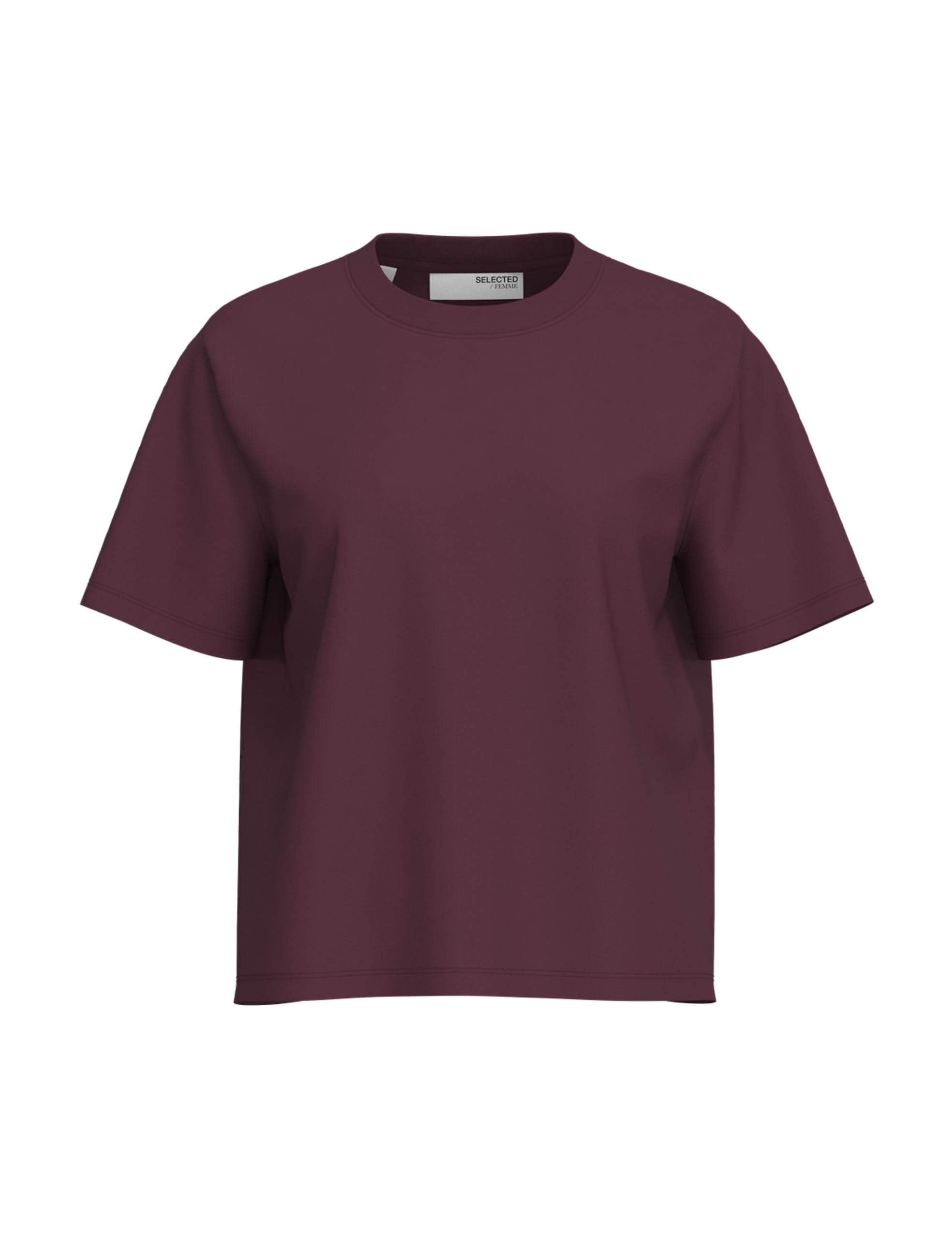 SELECTED FEMME Boxy Women's T-Shirt, FIG, XL