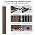 Sunlysound Wood Slat Acoustic Panels for Wall, 3 PACKS 94.5" x 12" (23.63ft²) 3D Fluted Sound Absorbing Panel, Wall Panels Sound Deadening Decor for Office, Home Theater, Studio (Walnut)