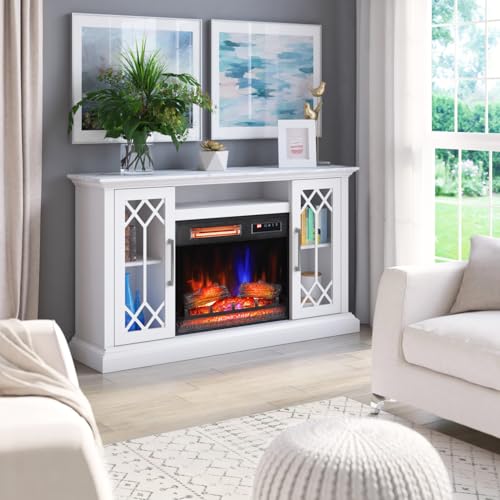 duraflame® Electric Fireplace Farmhouse Media Console for 65 Inch TVs