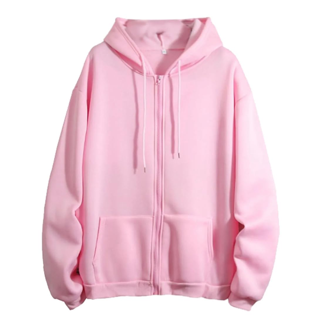 Damska bluza zapinana na zamek bluza z kapturem zimowa podstawowa bluza z kapturem dla pary bluza w stylu chłopaka