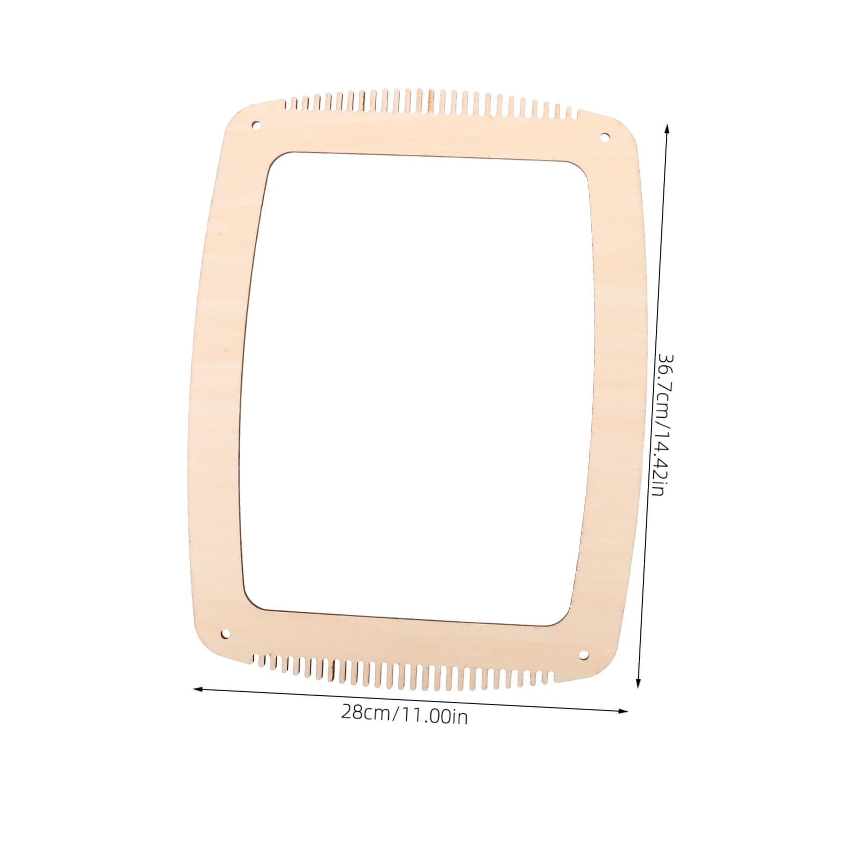 DOITOOL DIY Knitting Kit 1 Set Wooden Needles Weaving Sticks for Scarf Weaving