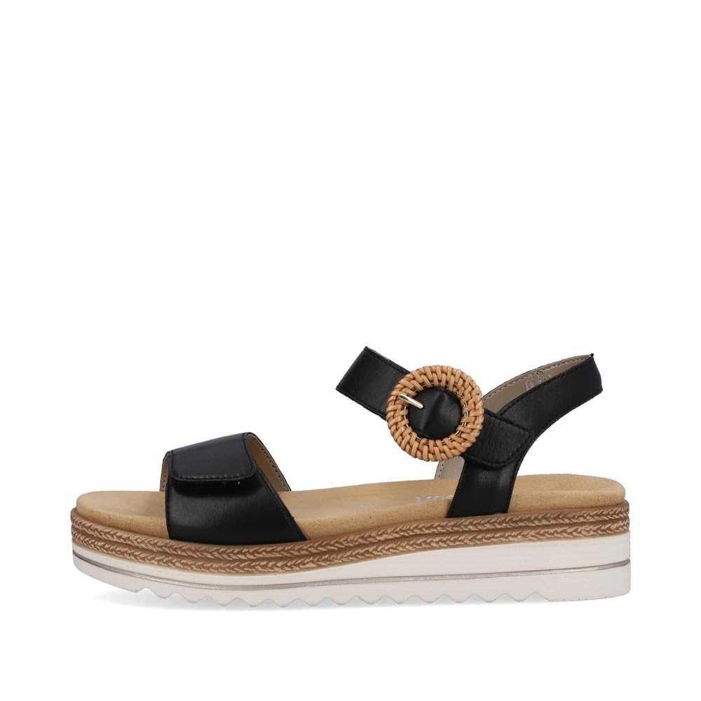 Remonte Damen Riemchensandalen D0Q52, Frauen Sandalen,lose Einlage