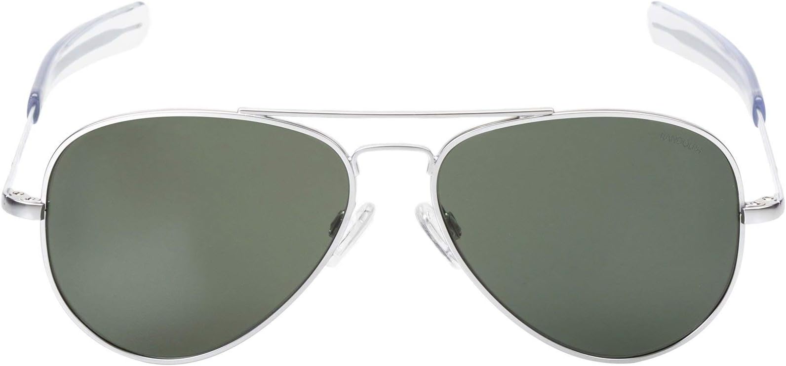 Randolph Concorde Matte Chrome Bayonet Temple Gray Non-Polarized Sunglasses (57mm)