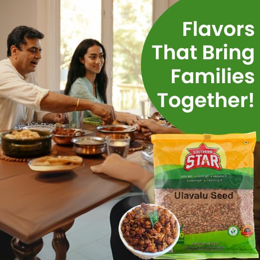 Image of Southern Star Premium Organic & Original Kulthi Dal 1 Kg, 500g*2 Ulavalu, kulath dal, Horse Gram, Kollu, Hurali Kalu, macrotyloma uniflorum, Kulthi Beans, Paruppu, gahat dal, Low GI index | Kidney Cleanser