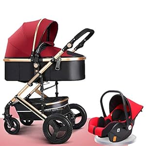 Luxe Baby Peuter Kinderwagen Carriage Kinderwagens, 3 In 1 Draagbare Hoge Landschap Anti-shock Baby Kind Kinderwagens…